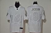 Nike Ravens 8 Lamar Jackson White Vapor Untouchable Limited Fashion Jersey,baseball caps,new era cap wholesale,wholesale hats